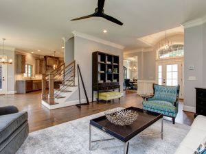 living room of luxury home